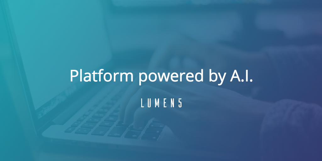 Lumen5 para gerar engajamento com seus posts utilizando vídeos