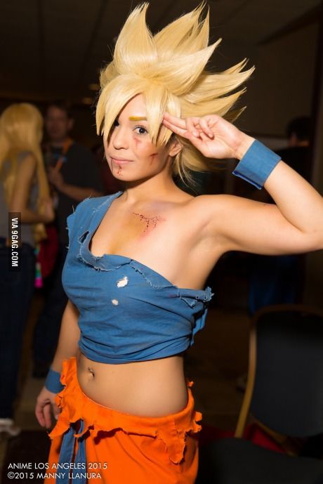 Goku Cosplay Feminino