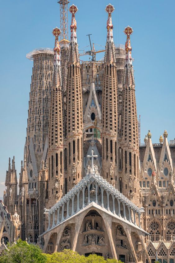 imagem da igreja Sagrada Família em Barcelona