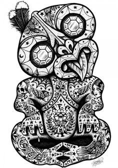 tatuagem Maori - Hei tiki- pINTEREST